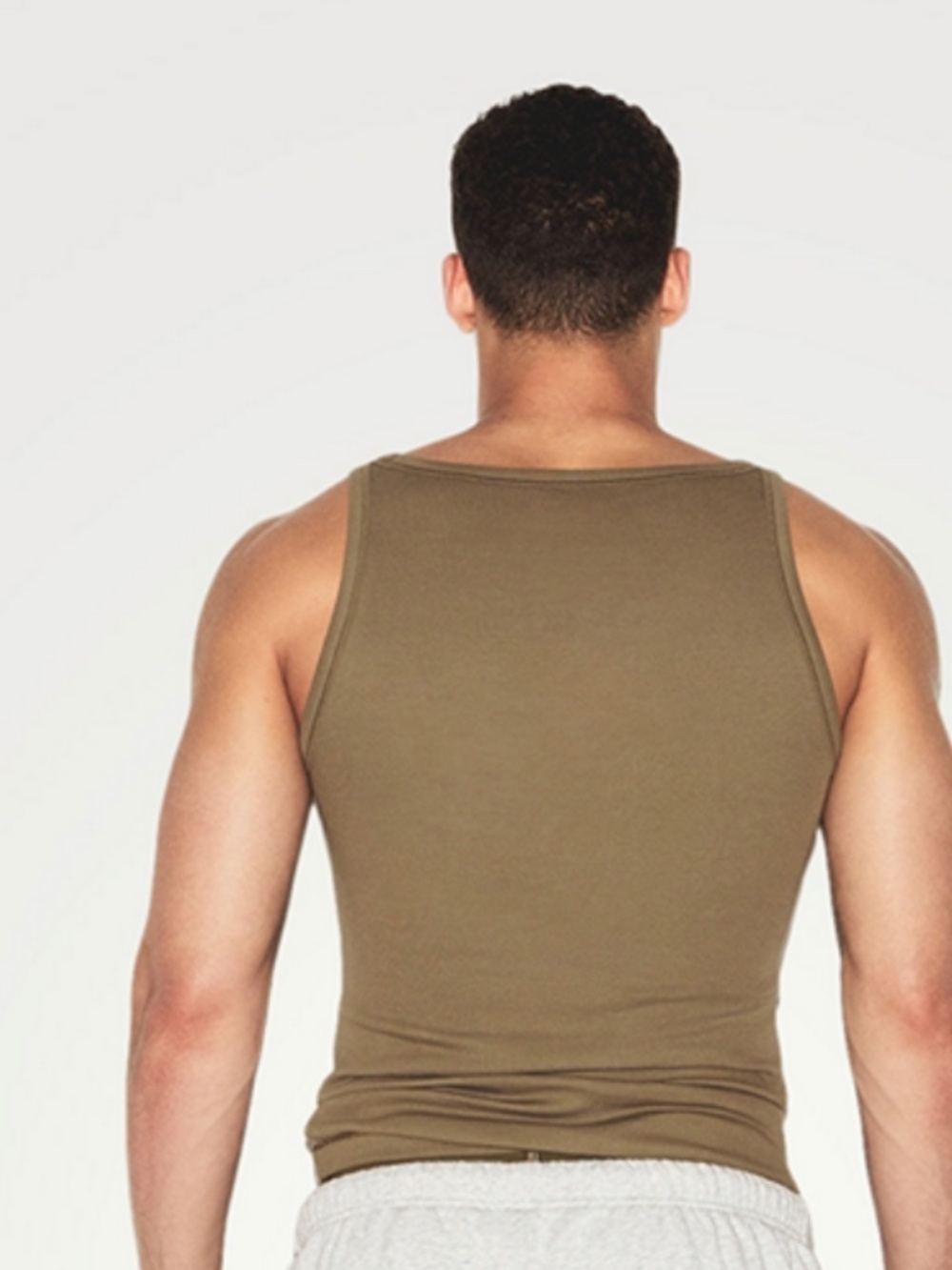 SKIMS Olive Ribbed Singlet - Picture 2 of 7